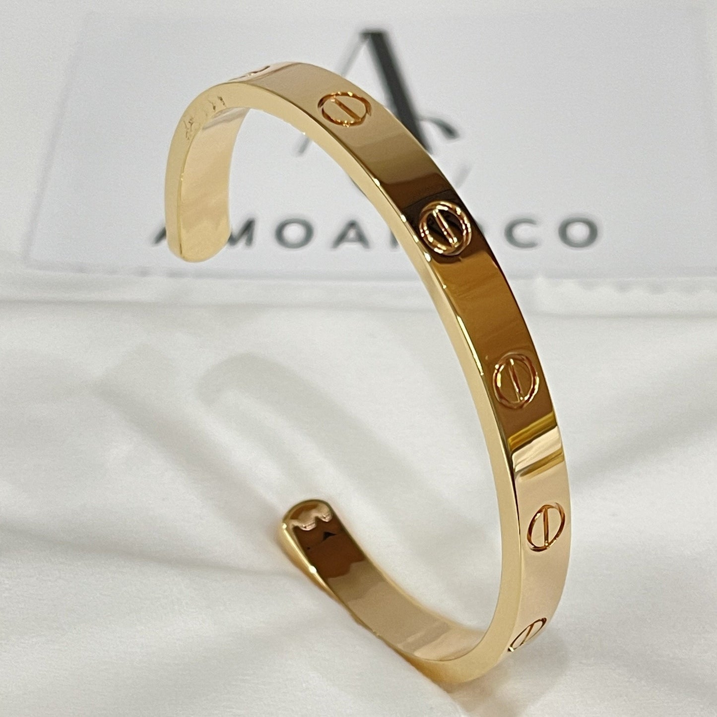 [Lumi Jewelry]LOVE BRACELET 6.1MM OPEN CUFF