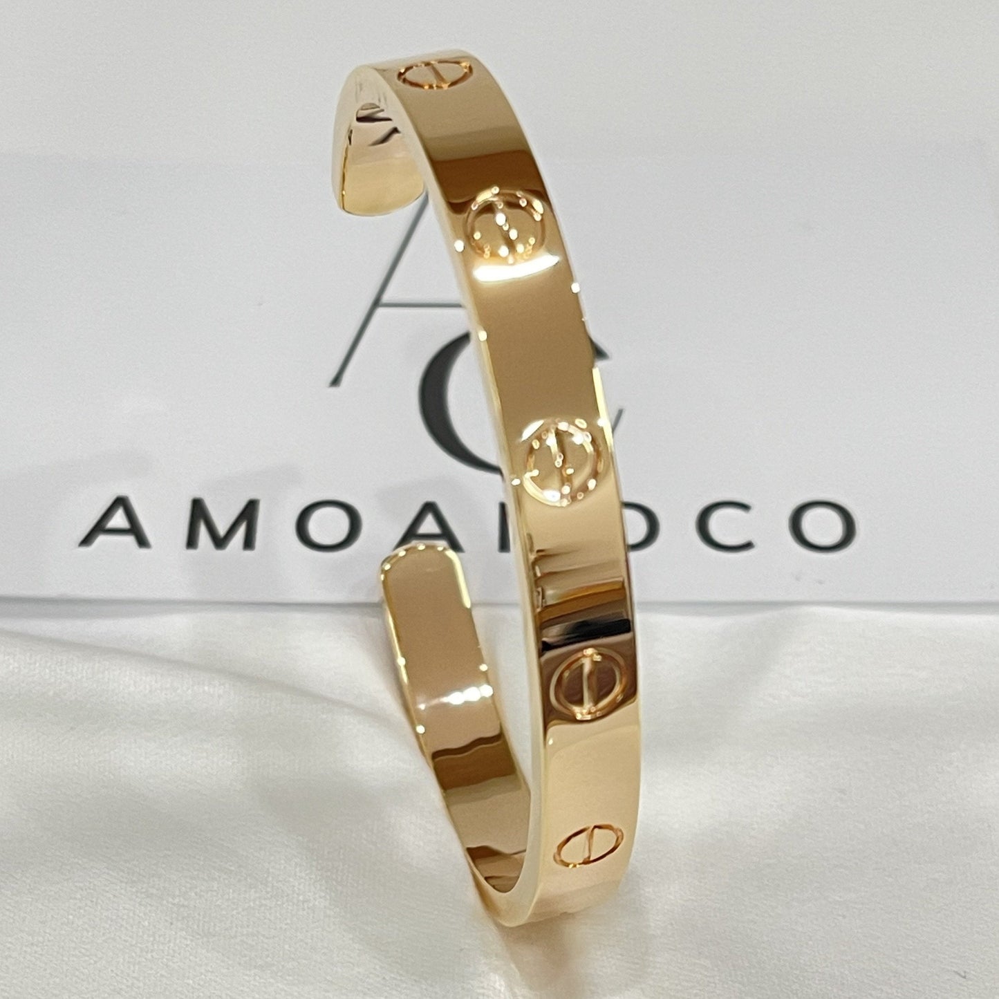 [Lumi Jewelry]LOVE BRACELET 6.1MM OPEN CUFF