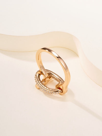 [Lumi Jewellery]RONDE SMALL DIAMOND RING（1）
