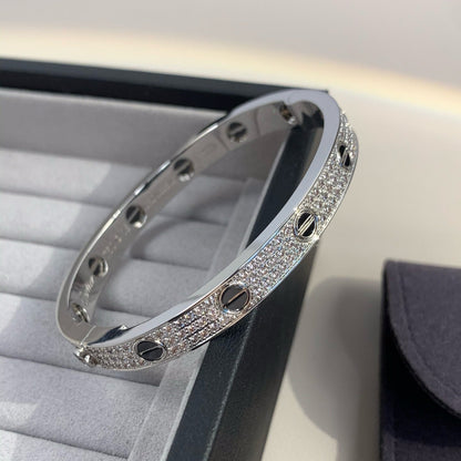 [Lumi Jewelry]LOVE BRACELET 6.1MM DIAMOND-PAVED CERAMIC