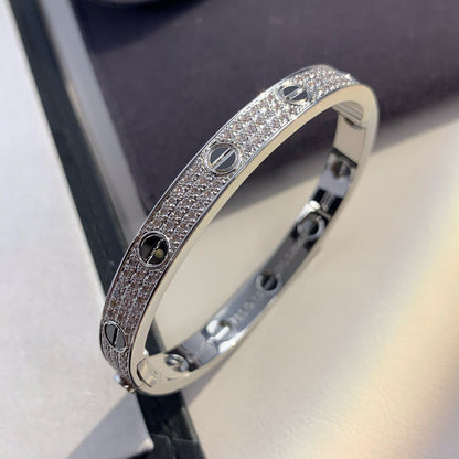 [Lumi Jewelry]LOVE BRACELET 6.1MM DIAMOND-PAVED CERAMIC