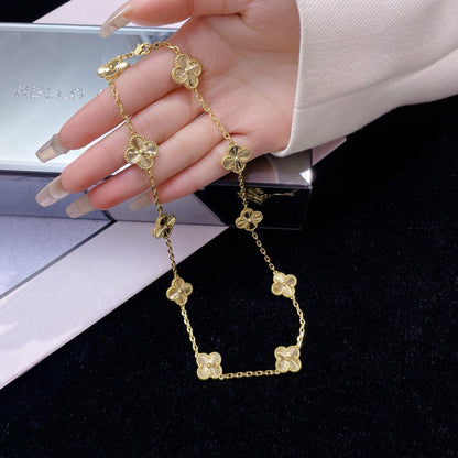 [Lumi Jewelry]CLOVERS THE 10-MOTIFS LASER NECKLACE