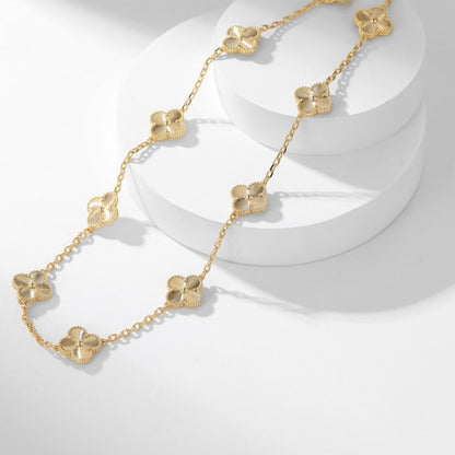 [Lumi Jewelry]CLOVERS THE 10-MOTIFS LASER NECKLACE