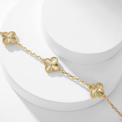 [Lumi Jewelry]CLOVERS THE 10-MOTIFS LASER NECKLACE