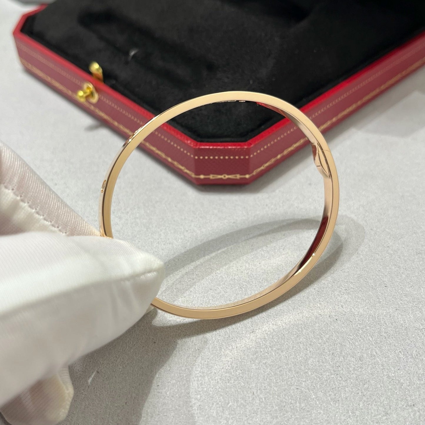 [Lumi Jewelry]LOVE BRACELET 3.65MM 6 DIAMONDS