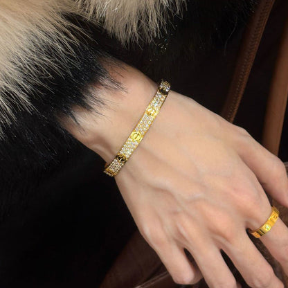 [Lumi Jewelry]LOVE BRACELET 6.1MM DIAMOND-PAVED
