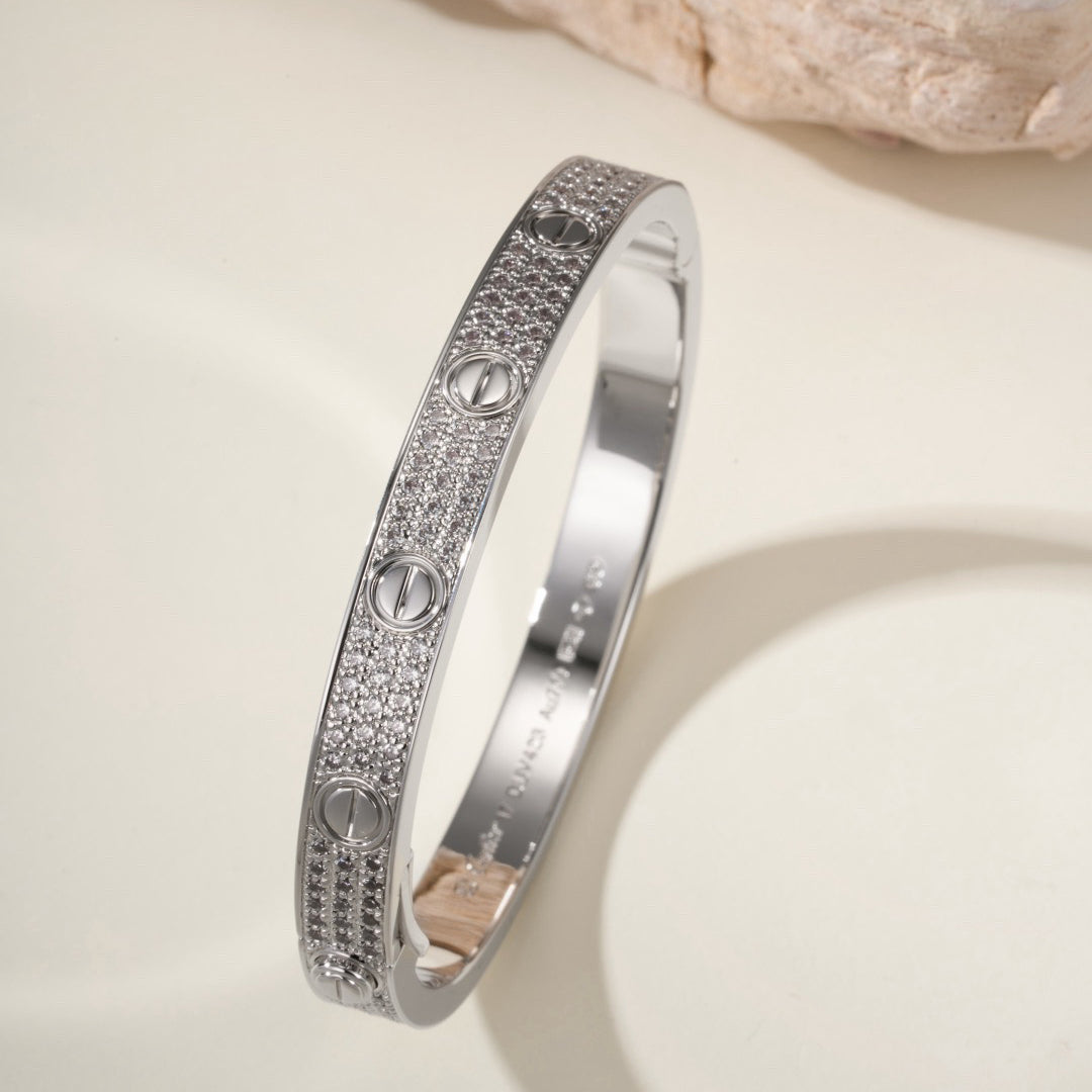 [Lumi Jewelry]LOVE BRACELET 6.1MM DIAMOND-PAVED