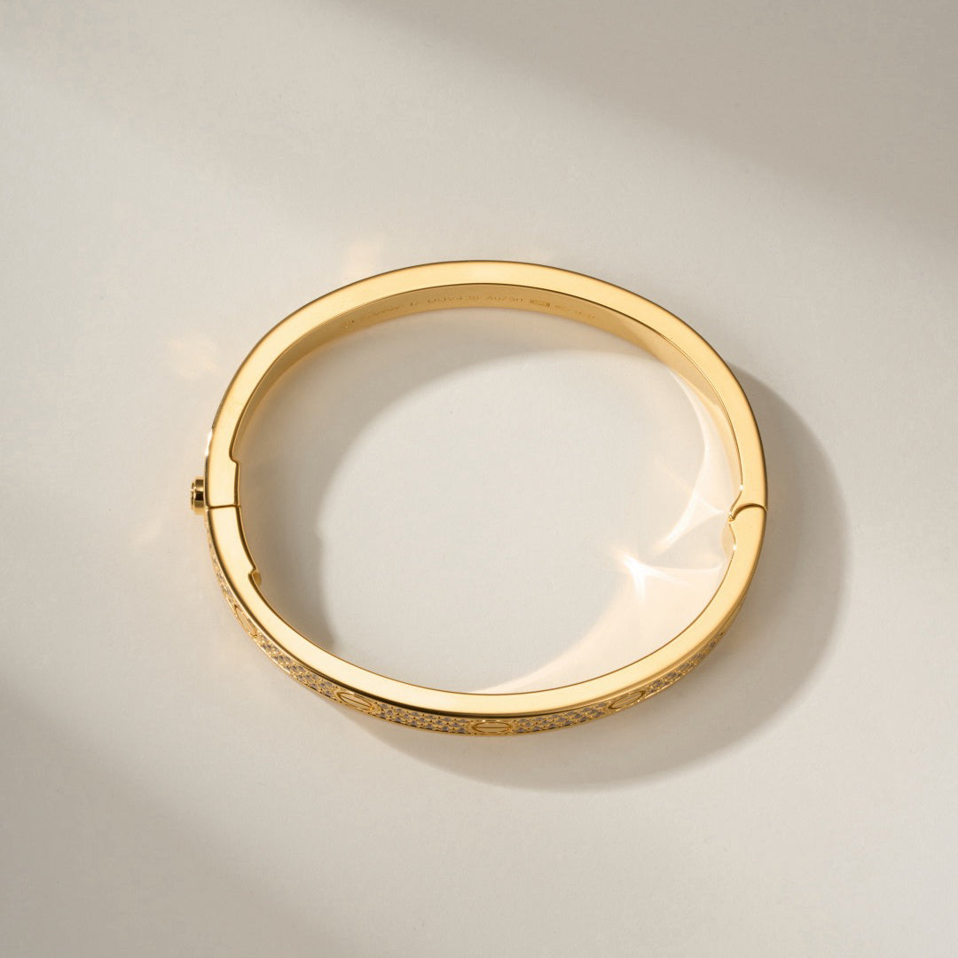 [Lumi Jewelry]LOVE BRACELET 6.1MM DIAMOND-PAVED