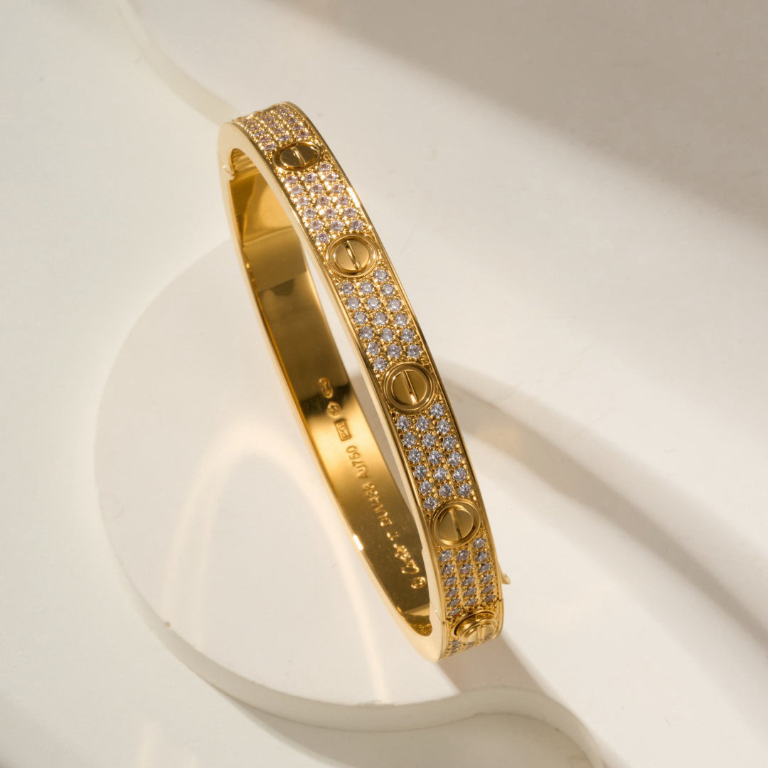 [Lumi Jewelry]LOVE BRACELET 6.1MM DIAMOND-PAVED