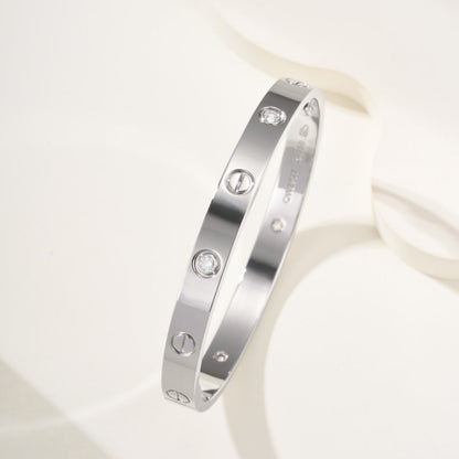 [Lumi Jewelry]LOVE BRACELET 6.1MM 4 DIAMONDS