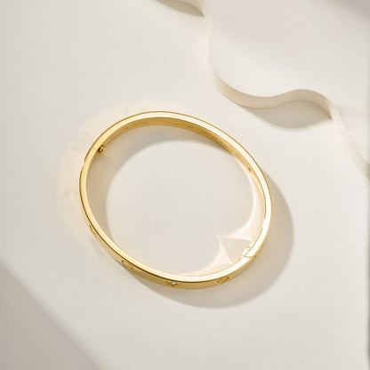 [Lumi Jewelry]LOVE BRACELET 6.1MM 4 DIAMONDS