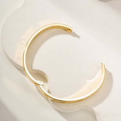 [Lumi Jewelry]LOVE BRACELET 6.1MM 4 DIAMONDS