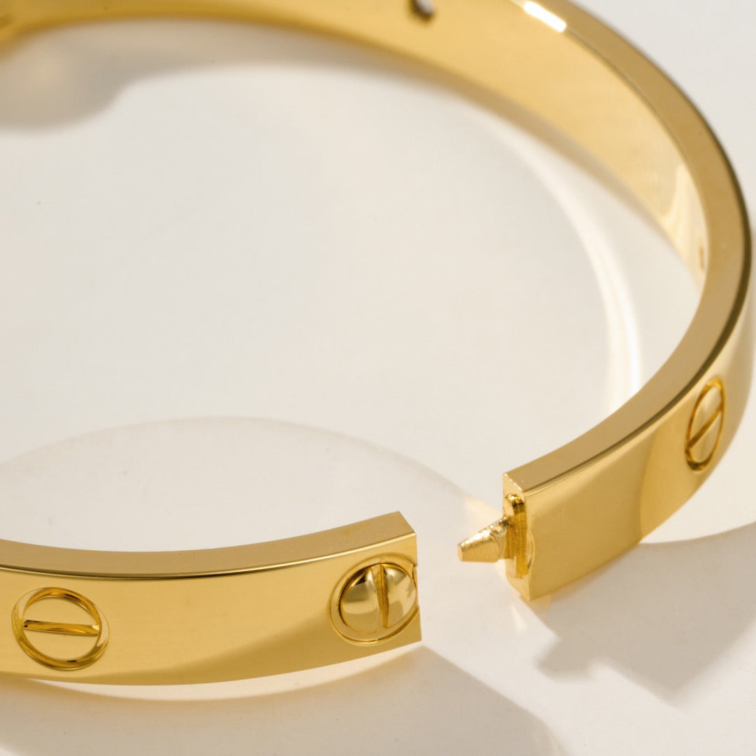 [Lumi Jewelry]LOVE BRACELET 6.1MM 4 DIAMONDS