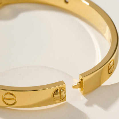 [Lumi Jewelry]LOVE BRACELET 6.1MM 4 DIAMONDS