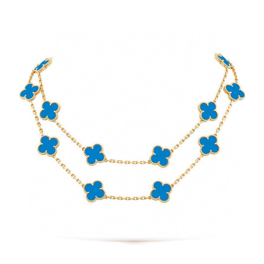[Lumi Jewelry]CLOVER 20 MOTIFS TURQUOISE GOLD