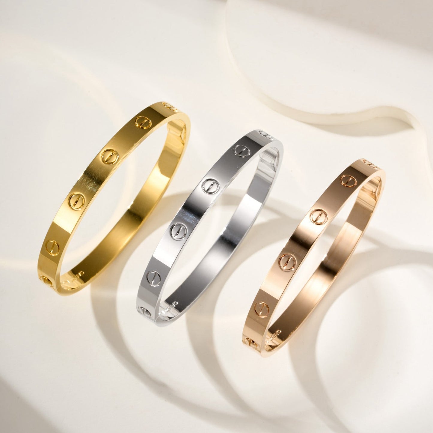 [Lumi Jewelry]LOVE BRACELET 6.1MM NO DIAMONDS