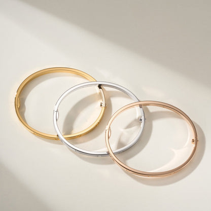 [Lumi Jewelry]LOVE BRACELET 3.65MM 6 DIAMONDS