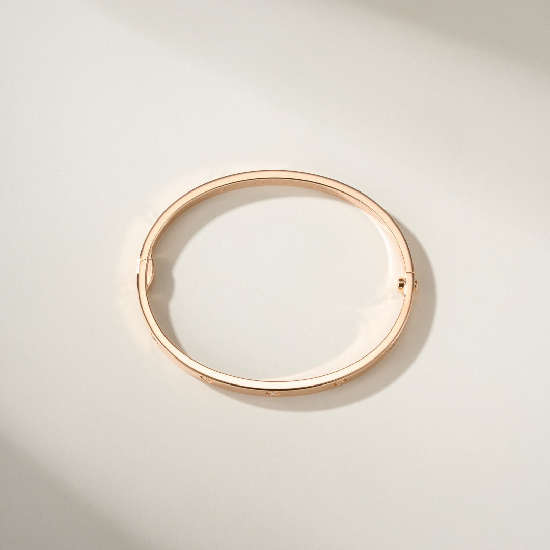 [Lumi Jewelry]LOVE BRACELET 3.65MM 6 DIAMONDS