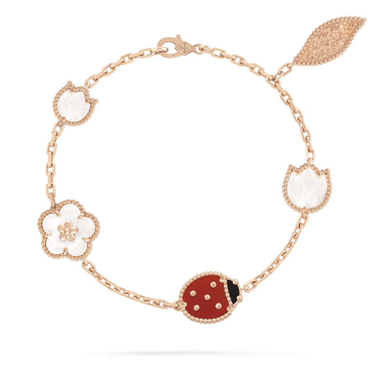[Lumi Jewelry]LUCKY SPRING 5 MOTIF BRACELET