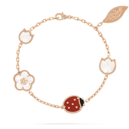 [Lumi Jewelry]LUCKY SPRING 5 MOTIF BRACELET