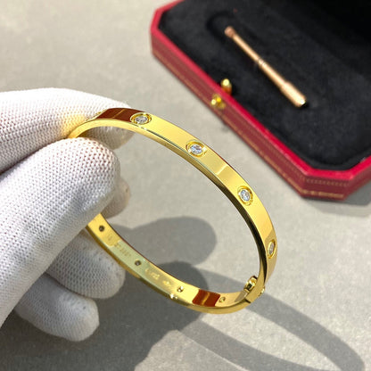[Lumi Jewelry]LOVE BRACELET 6.1MM 10 DIAMONDS