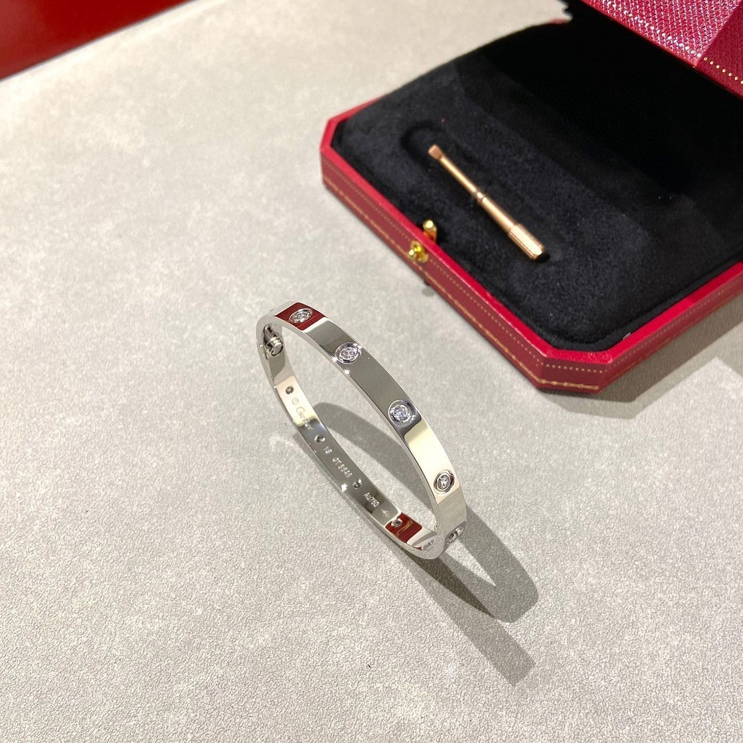 [Lumi Jewelry]LOVE BRACELET 6.1MM 10 DIAMONDS