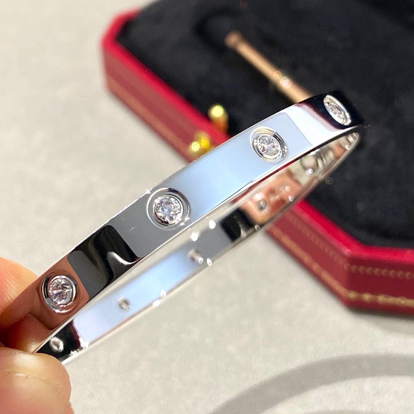 [Lumi Jewelry]LOVE BRACELET 6.1MM 10 DIAMONDS