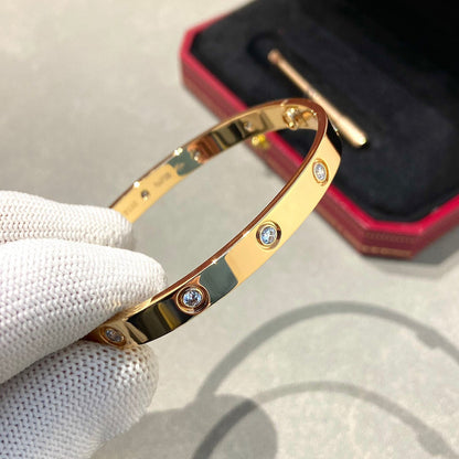 [Lumi Jewelry]LOVE BRACELET 6.1MM 10 DIAMONDS
