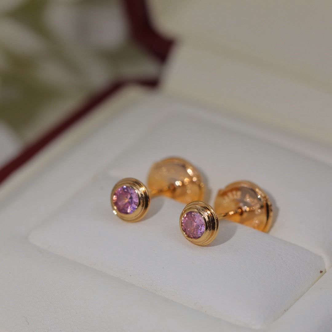 [Lumi Jewelry]DAMOUR PING DIAMOND EARRINGS