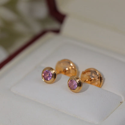 [Lumi Jewelry]DAMOUR PING DIAMOND EARRINGS