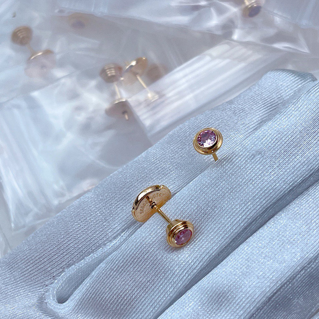 [Lumi Jewelry]DAMOUR PING DIAMOND EARRINGS