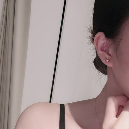 [Lumi Jewelry]DAMOUR PING DIAMOND EARRINGS