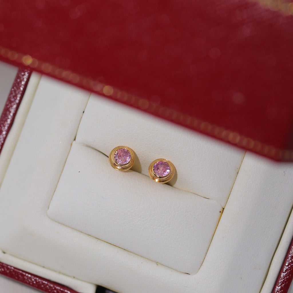 [Lumi Jewelry]DAMOUR PING DIAMOND EARRINGS