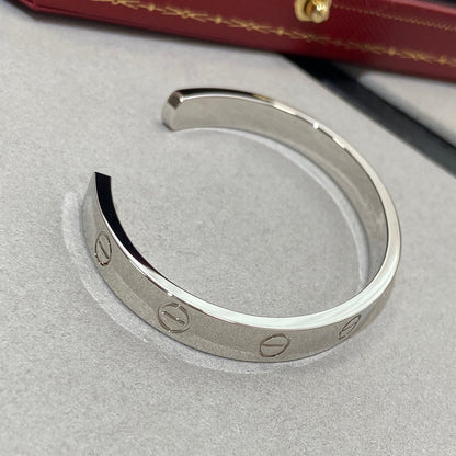 [Lumi Jewelry]LOVE BRACELET 6.1MM 1 DIAMOND OPEN CUFF