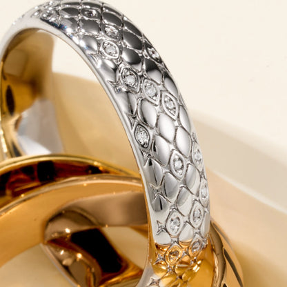 [Lumi Jewelry]TRINITY  RING LEOPARD PRINT