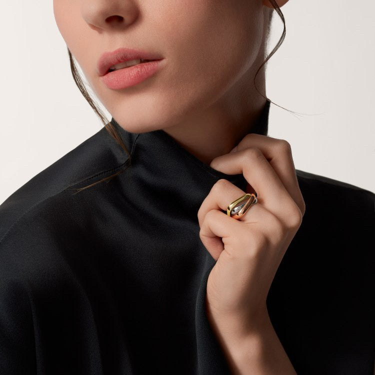 [Lumi Jewelry]TRINITY 3.5MM CUSHION RING COLLECTION