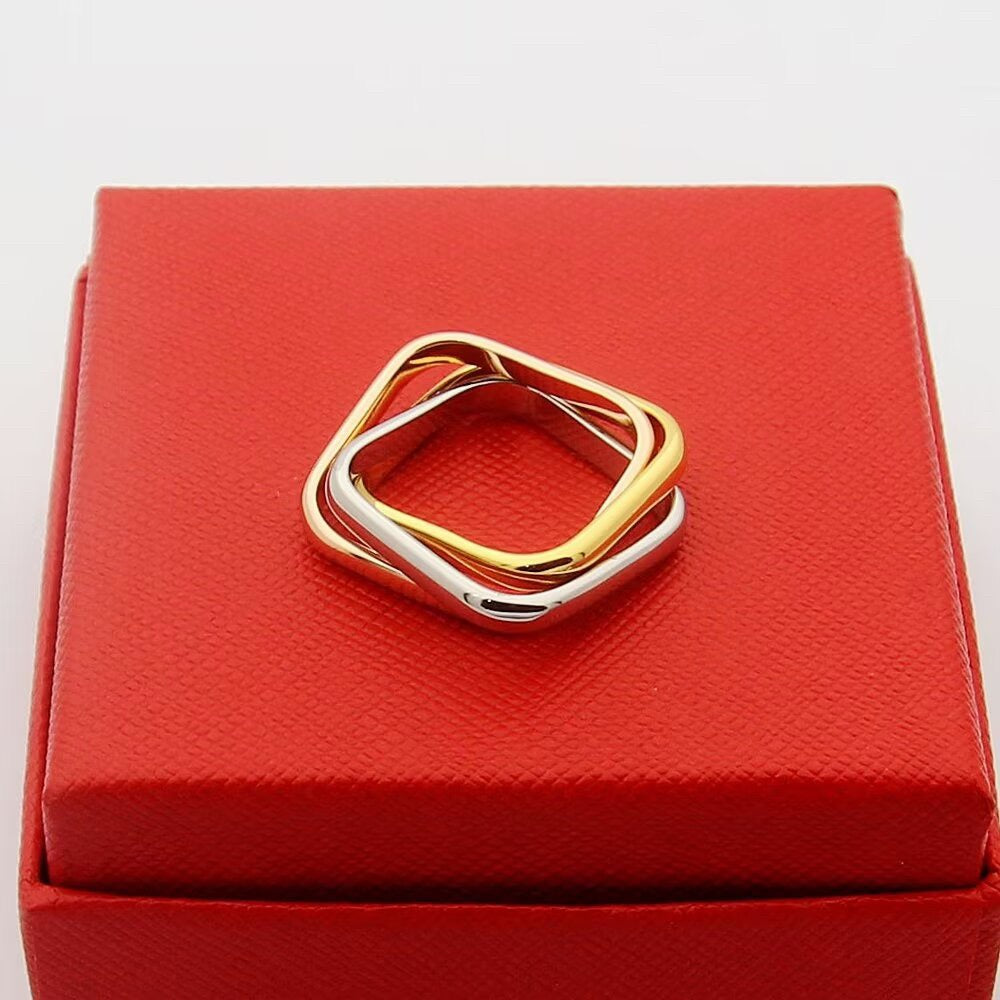 [Lumi Jewelry]TRINITY 3.5MM CUSHION RING COLLECTION