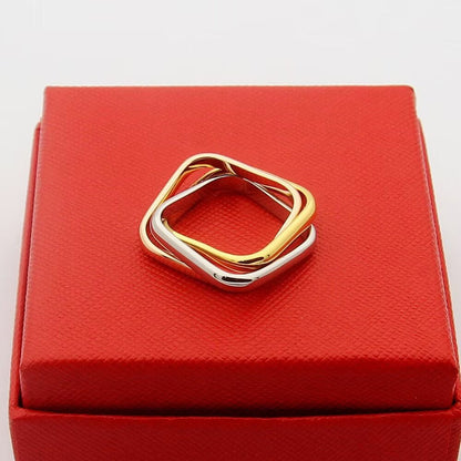 [Lumi Jewelry]TRINITY 3.5MM CUSHION RING COLLECTION