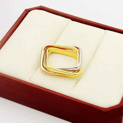 [Lumi Jewelry]TRINITY 3.5MM CUSHION RING COLLECTION
