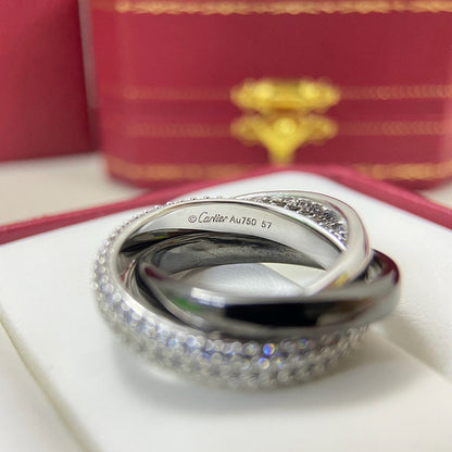 [Lumi Jewelry]TRINITY 3.2MM RING BLACK CERAMIC