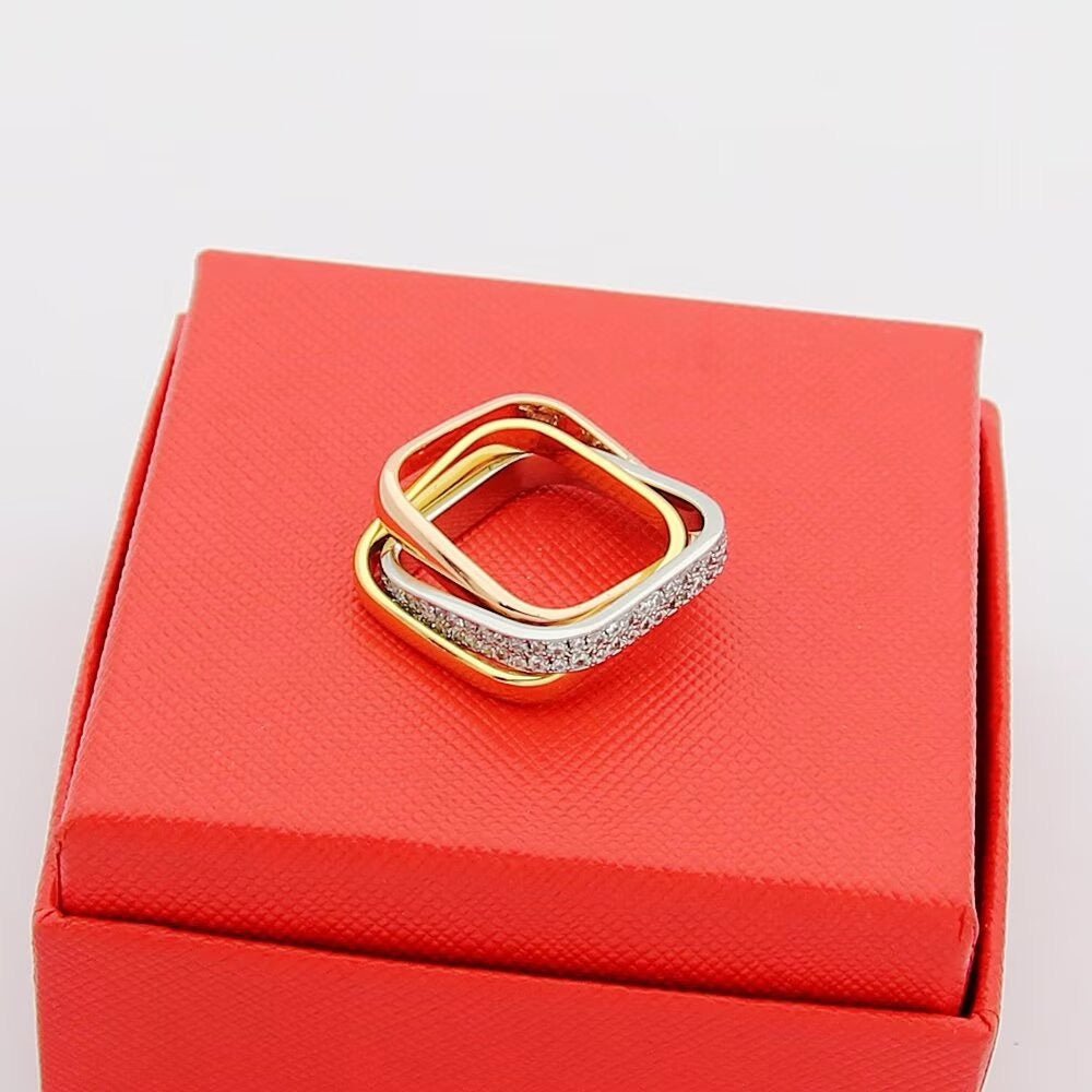 [Lumi Jewelry]TRINITY 3.5MM CUSHION RING COLLECTION