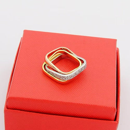 [Lumi Jewelry]TRINITY 3.5MM CUSHION RING COLLECTION