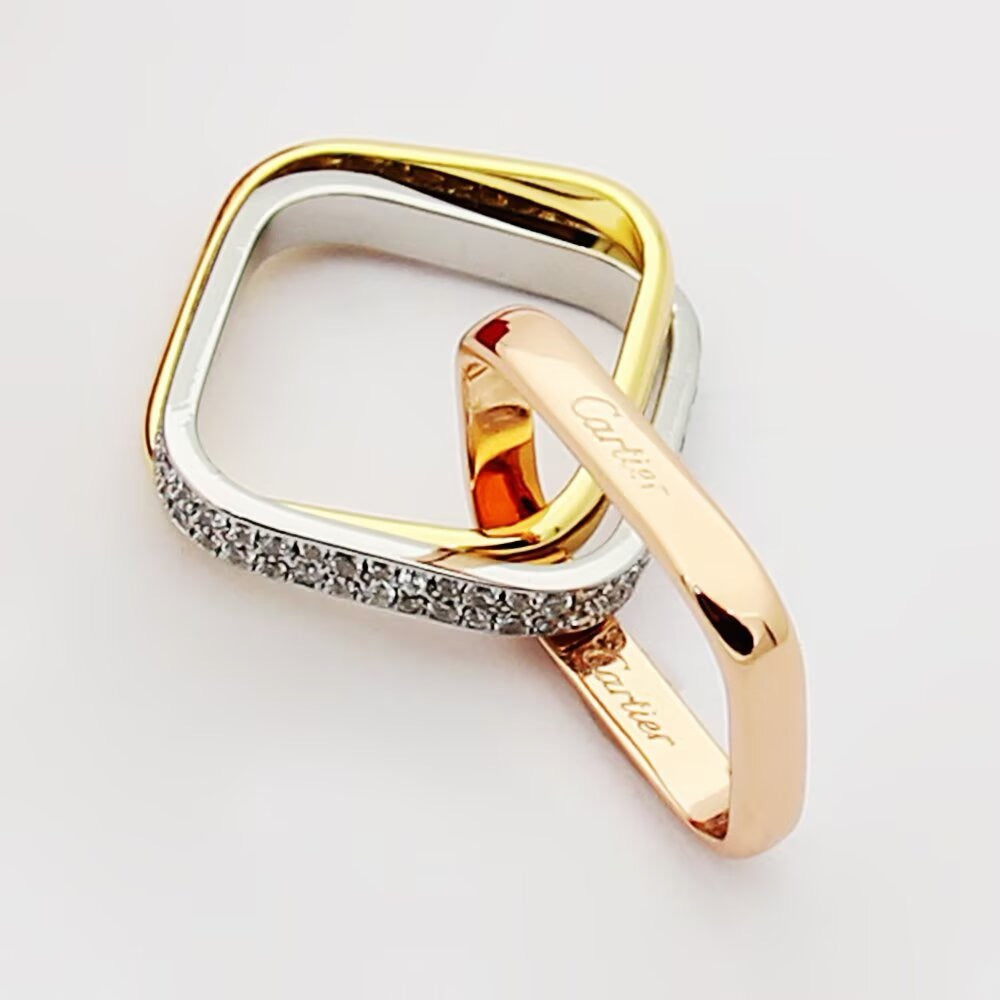 [Lumi Jewelry]TRINITY 3.5MM CUSHION RING COLLECTION