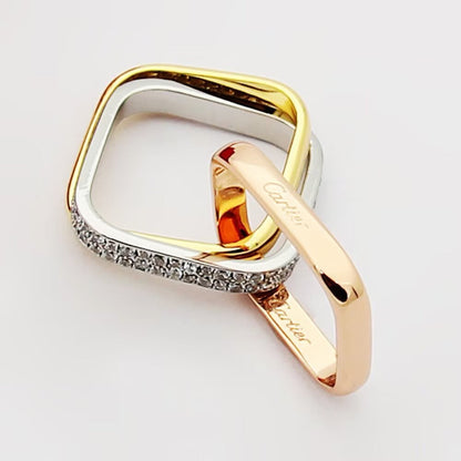 [Lumi Jewelry]TRINITY 3.5MM CUSHION RING COLLECTION