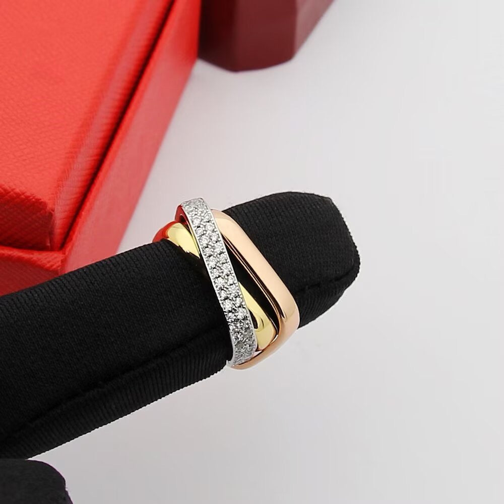 [Lumi Jewelry]TRINITY 3.5MM CUSHION RING COLLECTION