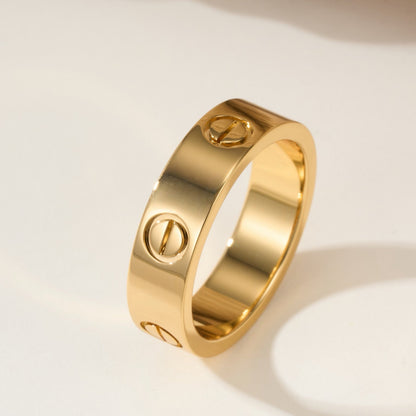 [Lumi Jewelry]LOVE RING 5.5MM NO DIAMOND