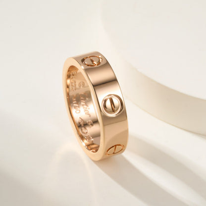 [Lumi Jewelry]LOVE RING 5.5MM NO DIAMOND