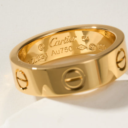 [Lumi Jewelry]LOVE RING 5.5MM NO DIAMOND