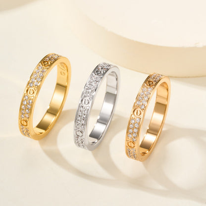 [Lumi Jewelry]LOVE RING 2.65MM DIAMOND