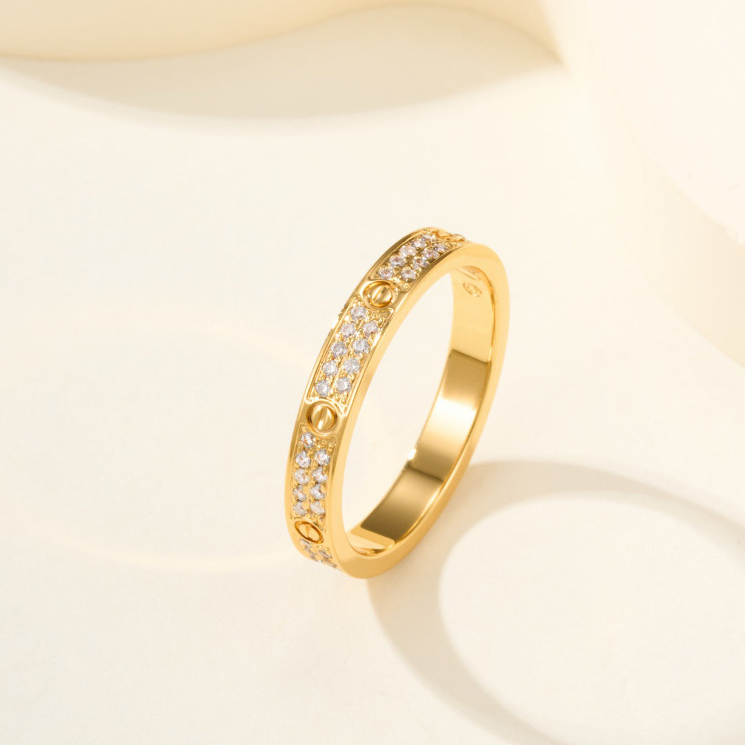 [Lumi Jewelry]LOVE RING 2.65MM DIAMOND